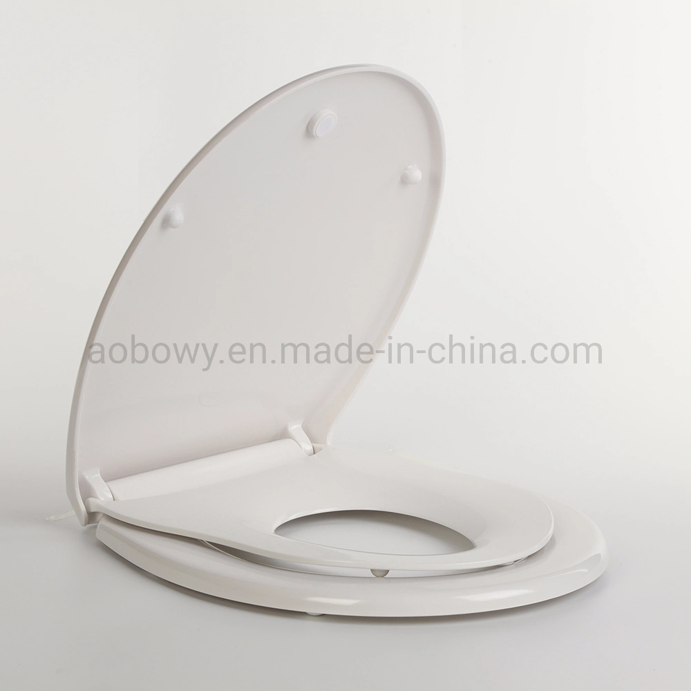 European Size Duroplast Slow-Close Toilet Seat, O-Shape, Toilet Seat for Children/Adult (Au522qz)